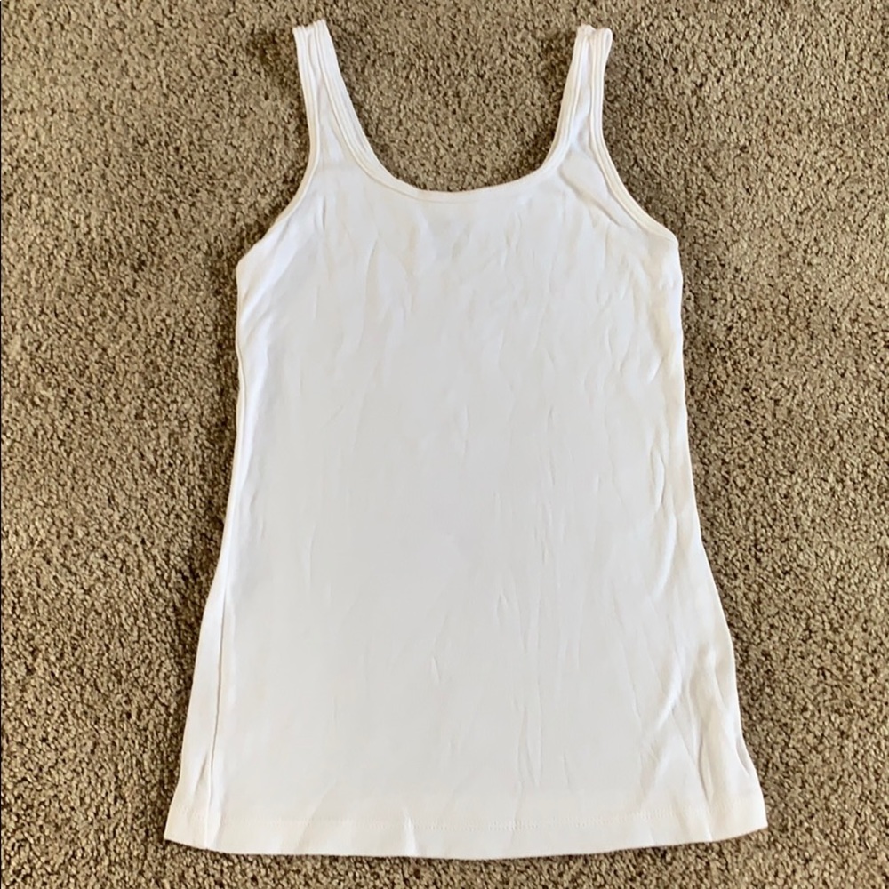 Old navy fitted white cami tank top